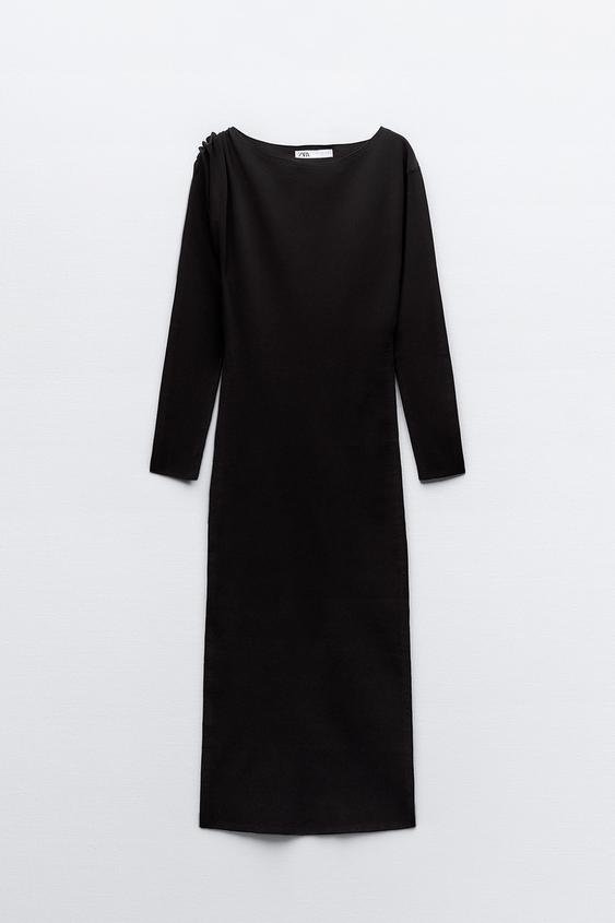 لباس زنانه زارا FITTED KNIT DRESS | تهران زارا TehranZara