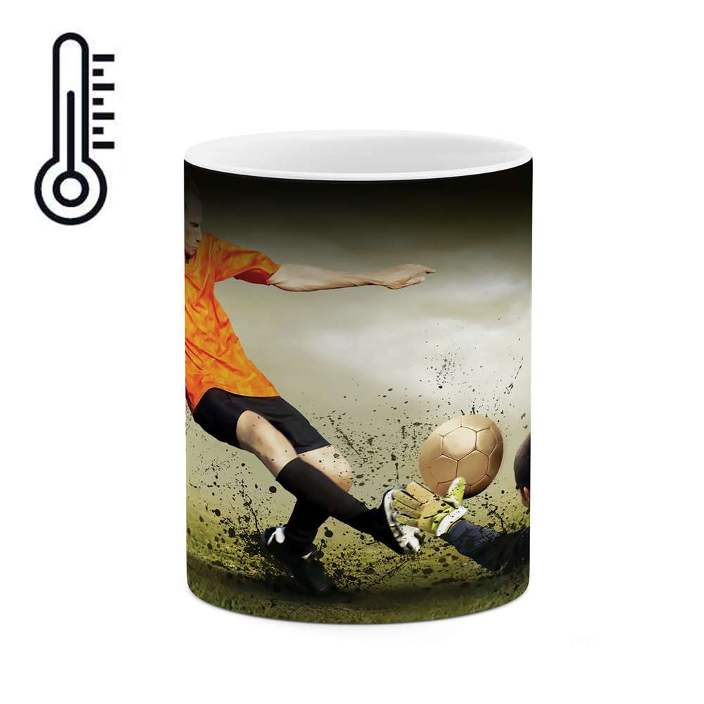 ماگ حرارتی طرح فوتبال مدل mgh10002