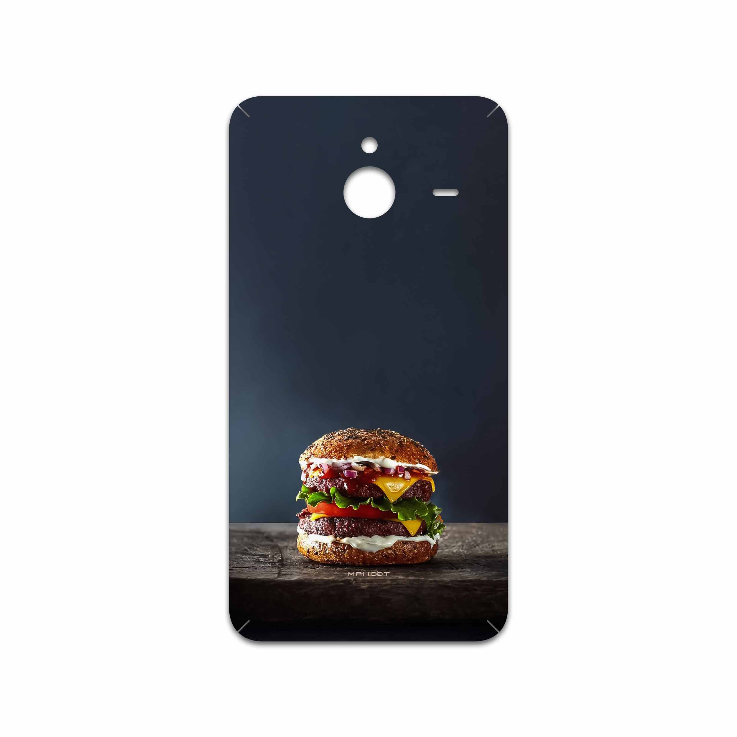 برچسب پوششی ماهوت مدل Hamburger مناسب برای گوشی موبایل مایکروسافت Lumia 640 XL