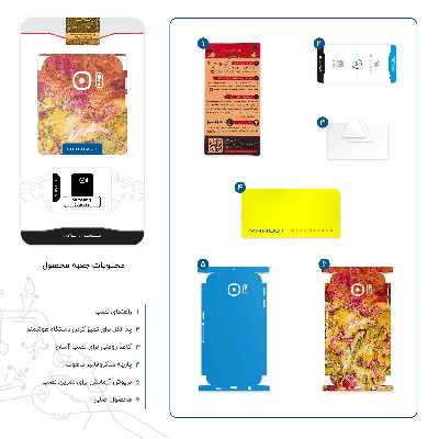 برچسب پوششی ماهوت مدل Persian miniature 1-FullSkin مناسب برای گوشی موبایل سامسونگ Galaxy S6