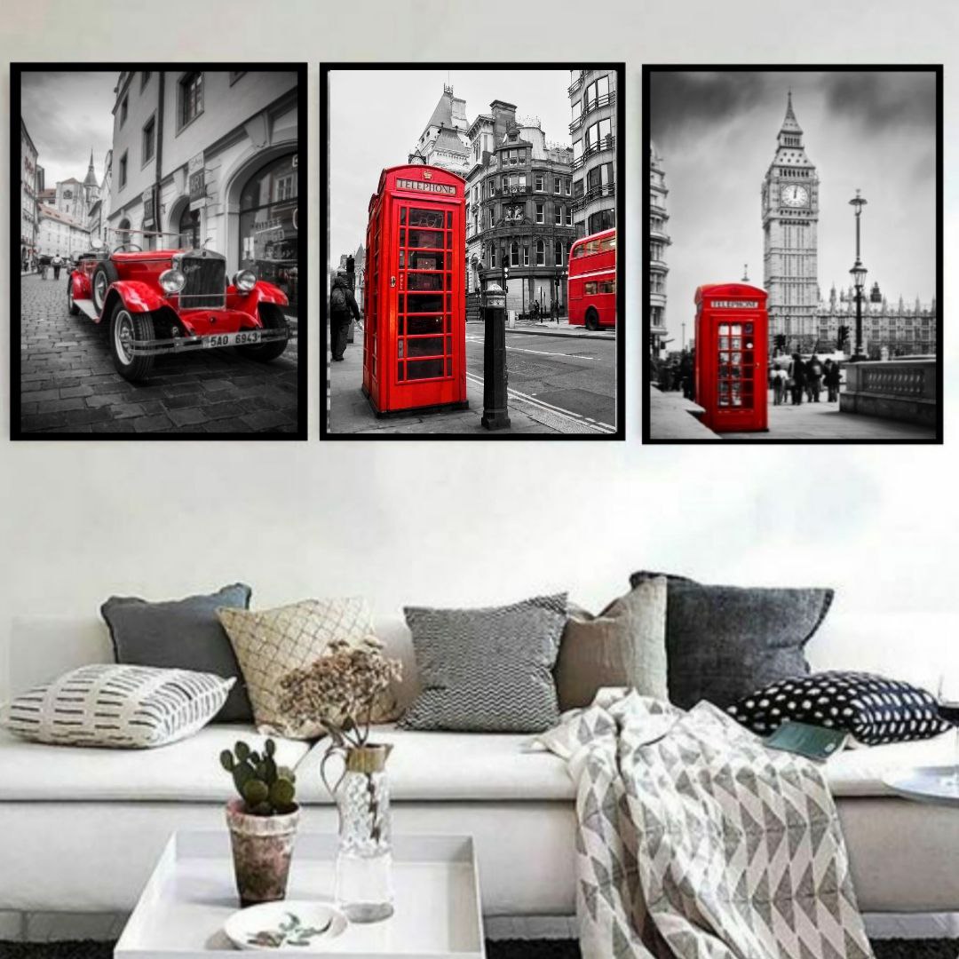 تابلو مدل دکوراتیو کد 1048 بسته 3 عددی