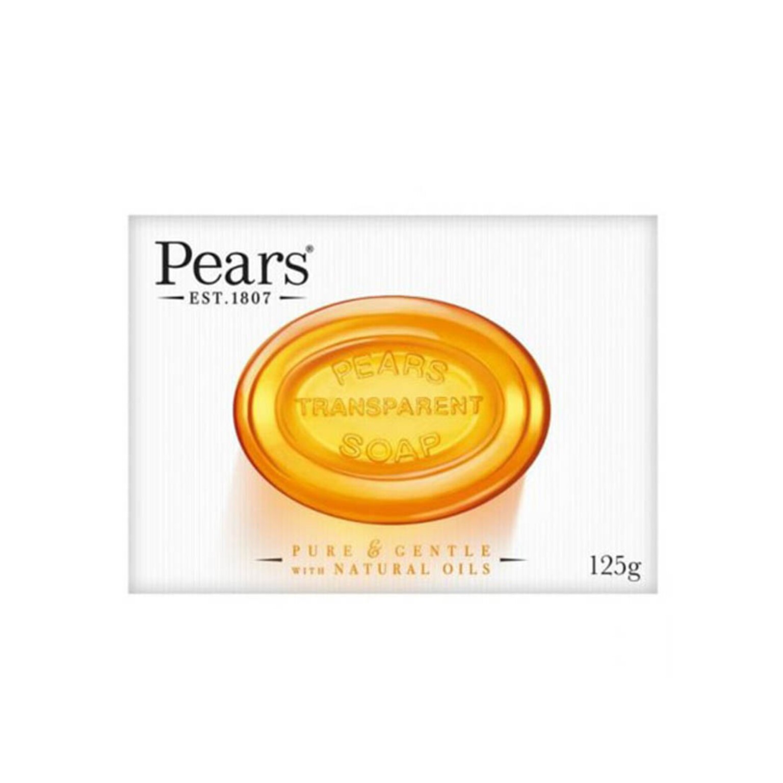 صابون پیرز شفاف کننده پوست pure gentle مدل natural oils وزن 125 گرم

