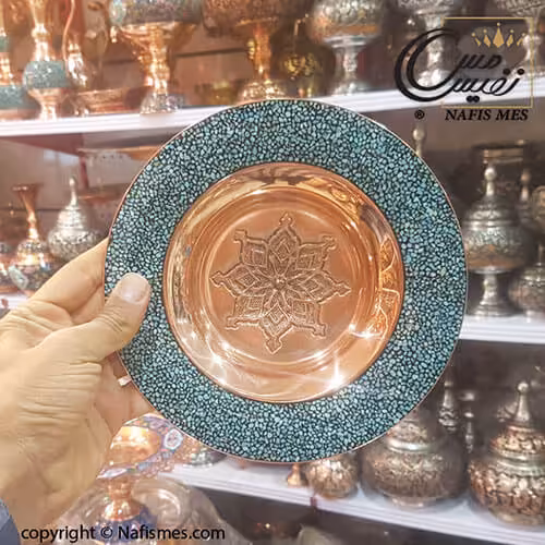 شیرینی خوری فیروزه کوب مسی نفیس