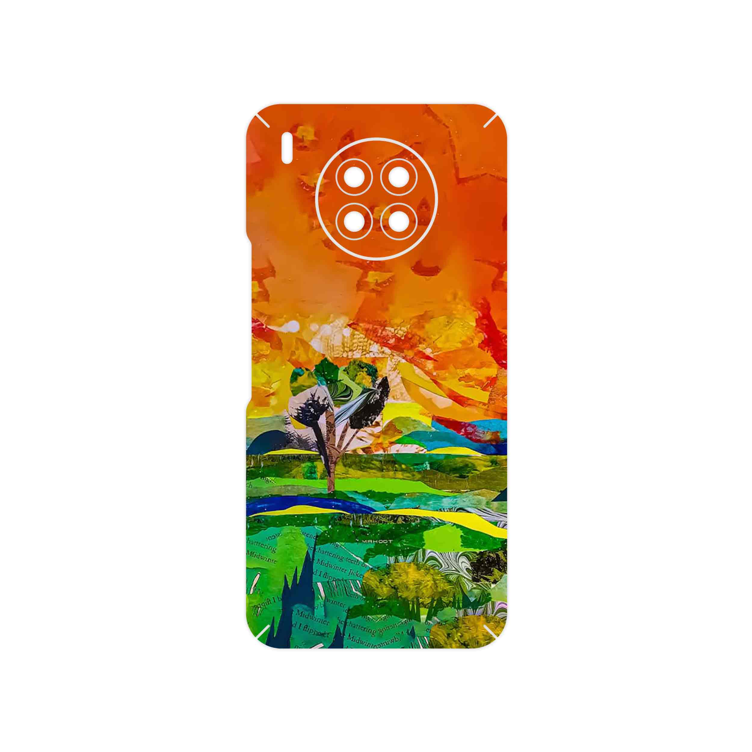 برچسب پوششی ماهوت مدل Collage of Painting مناسب برای گوشی موبایل آنر 50 Lite