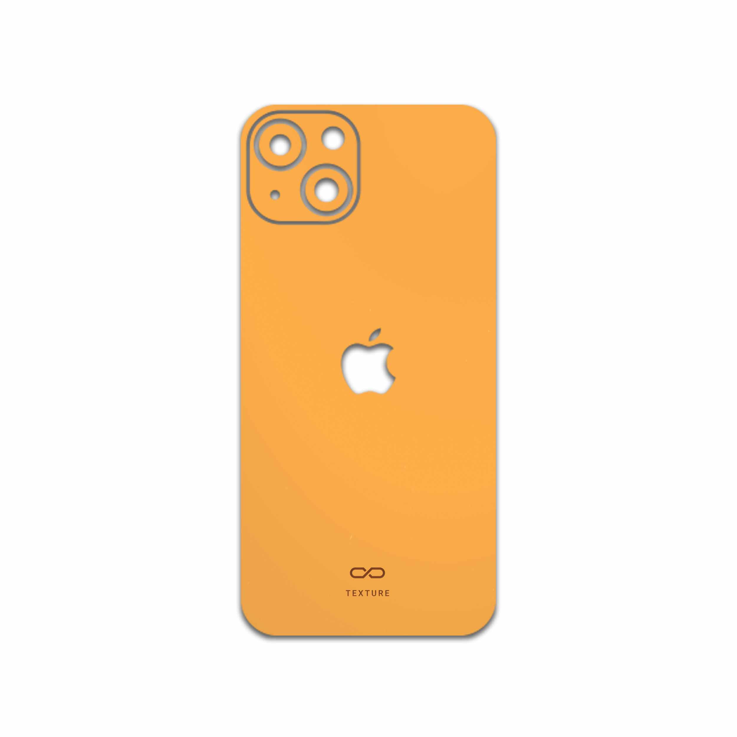 برچسب پوششی ماهوت مدل Matte-Orange مناسب برای گوشی موبایل اپل iPhone 13