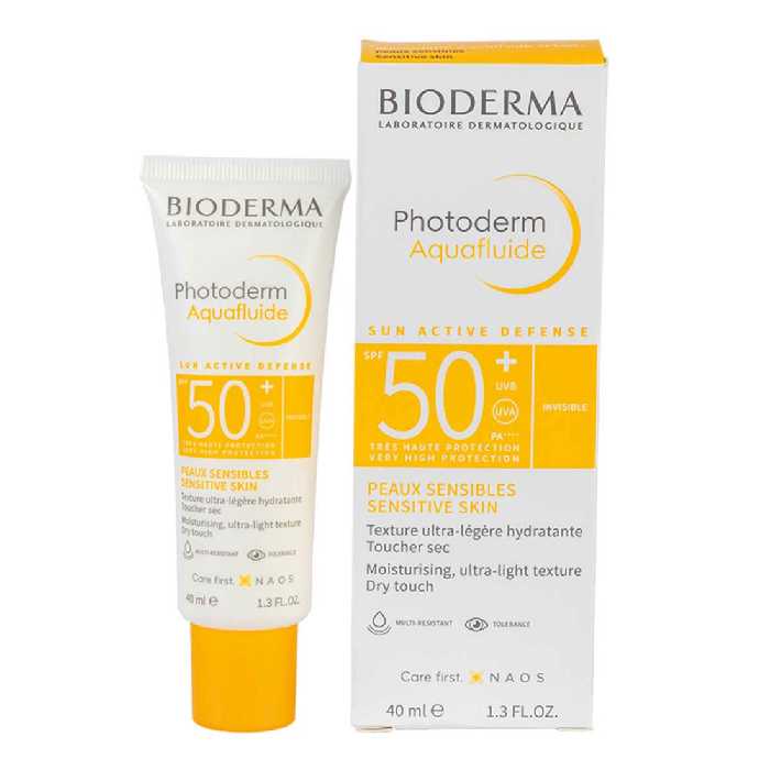 ضد آفتاب فلوئیدی بایودرما حاوی SPF50 حجم 40 میلی لیتر