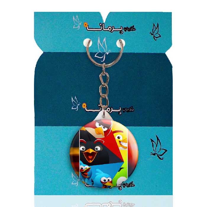 جاکلیدی پرمانه طرح پرندگان خشمگین انگری برد کد pmy.15615