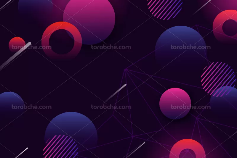 وکتور بکگراند رنگی خلاقانه | گرافیک با طعم تربچه