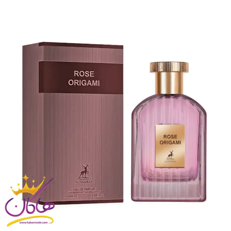 ادکلن الحمبرا رز اوریگامی مدل تام فورد کافه رز