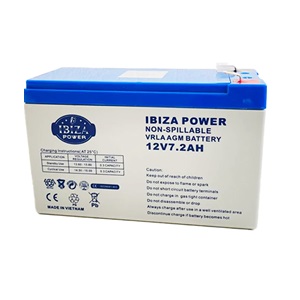 باتری خشک 12 ولت 7.2 آمپر برند IBIZA POWER