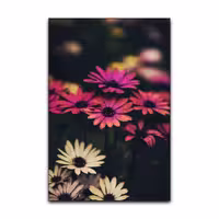 تابلو شاسی گوفی مدل طبیعت گل طرح Nature Flower کد GH42 | دنیای قاب