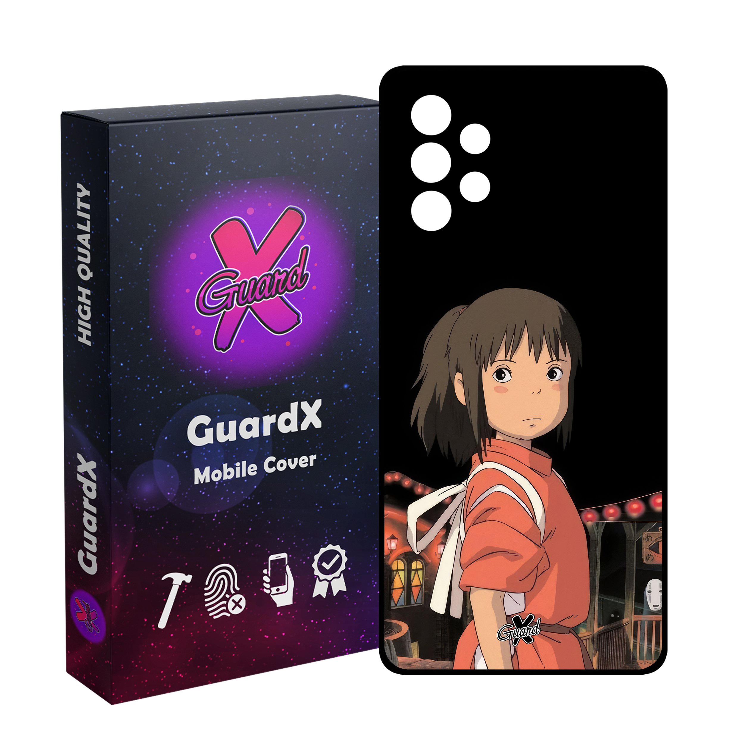 کاور گارد ایکس طرح Spirited Away Anime مدل Glass10574 مناسب برای گوشی موبایل سامسونگ Galaxy A73