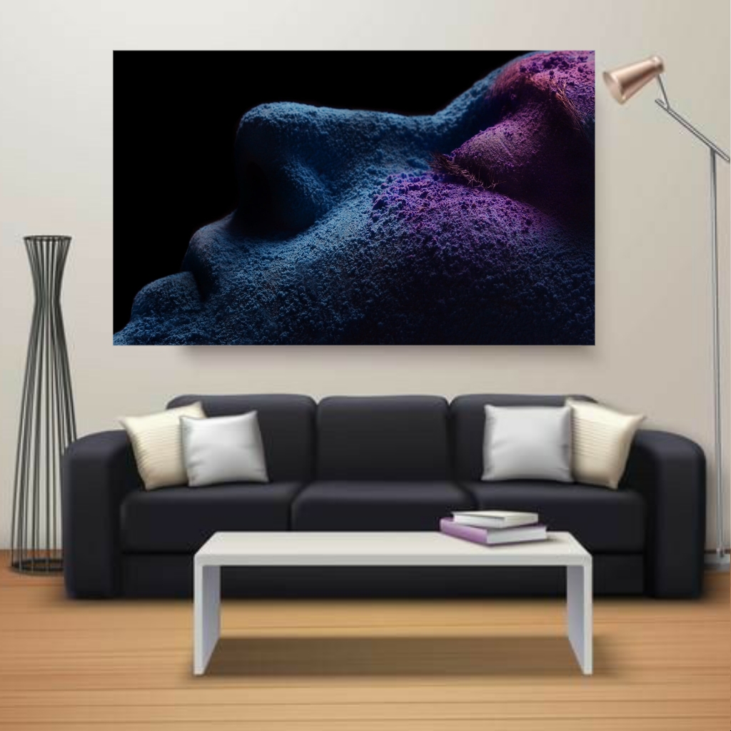 تابلو بوم طرح چهره سیاه پوست مدل SDB1095