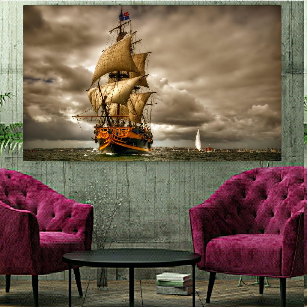  تابلو شاسی طرح کشتی کد BL555