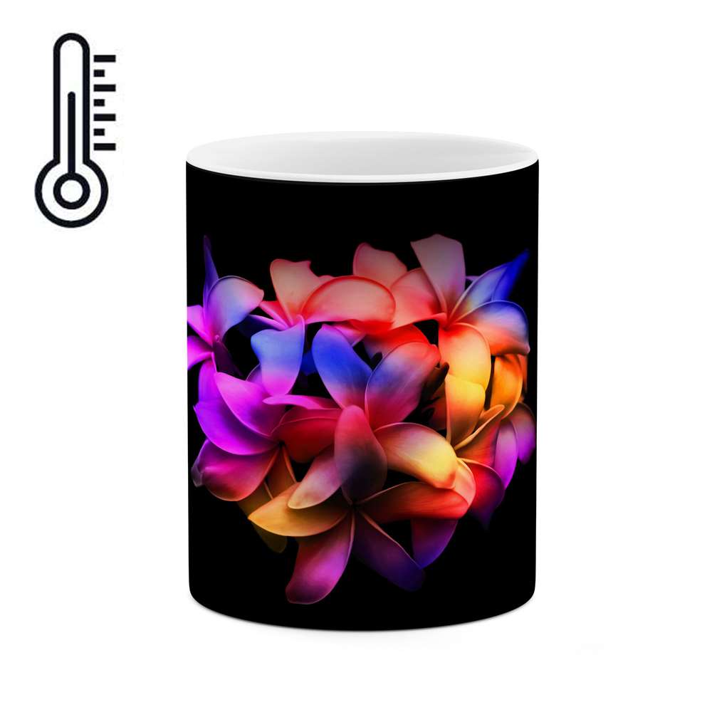 ماگ حرارتی طرح گل مدل mgph11795