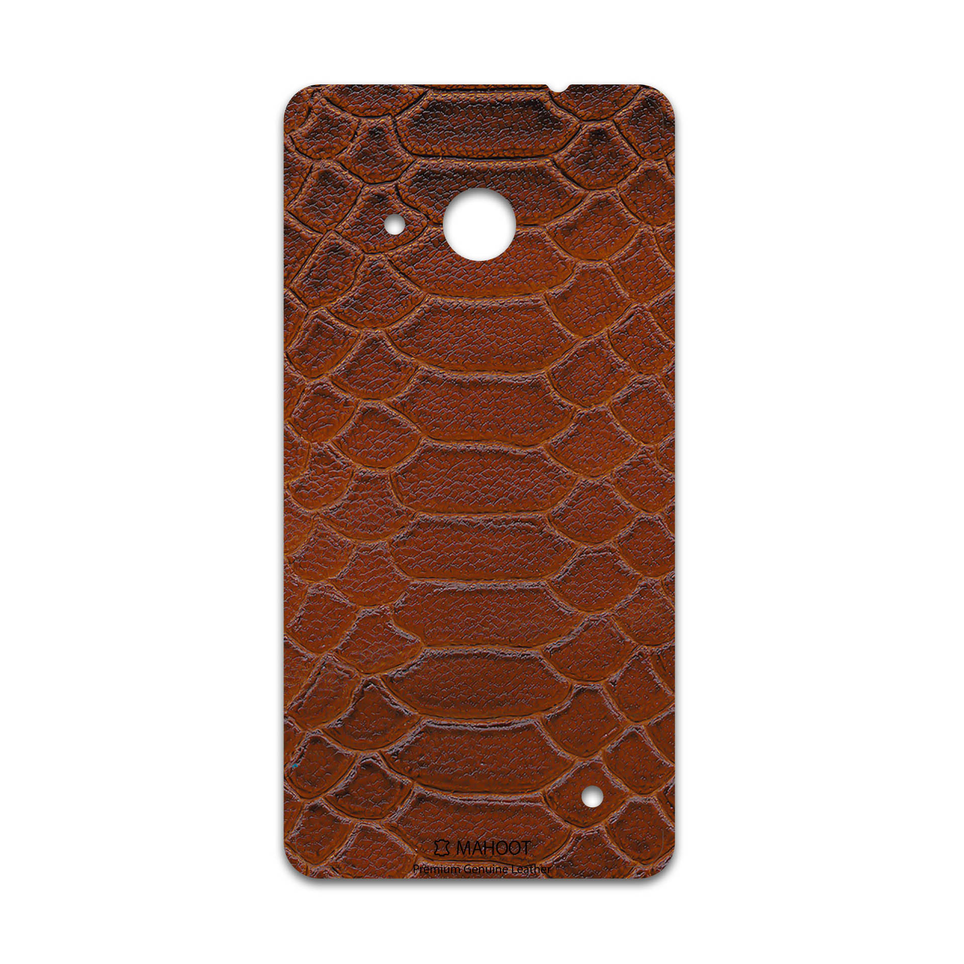 برچسب پوششی ماهوت مدل Brown-Snake-Leather مناسب برای گوشی موبایل مایکروسافت Lumia 550