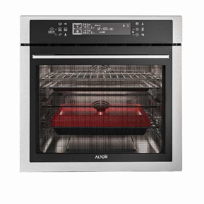 فر توکار برقی آلتون مدل V500TS دوقلو مشکی استیل