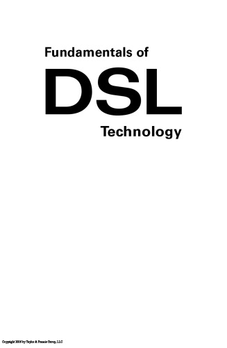 خرید و دانلود نسخه کامل کتاب Fundamentals of DSL Technology