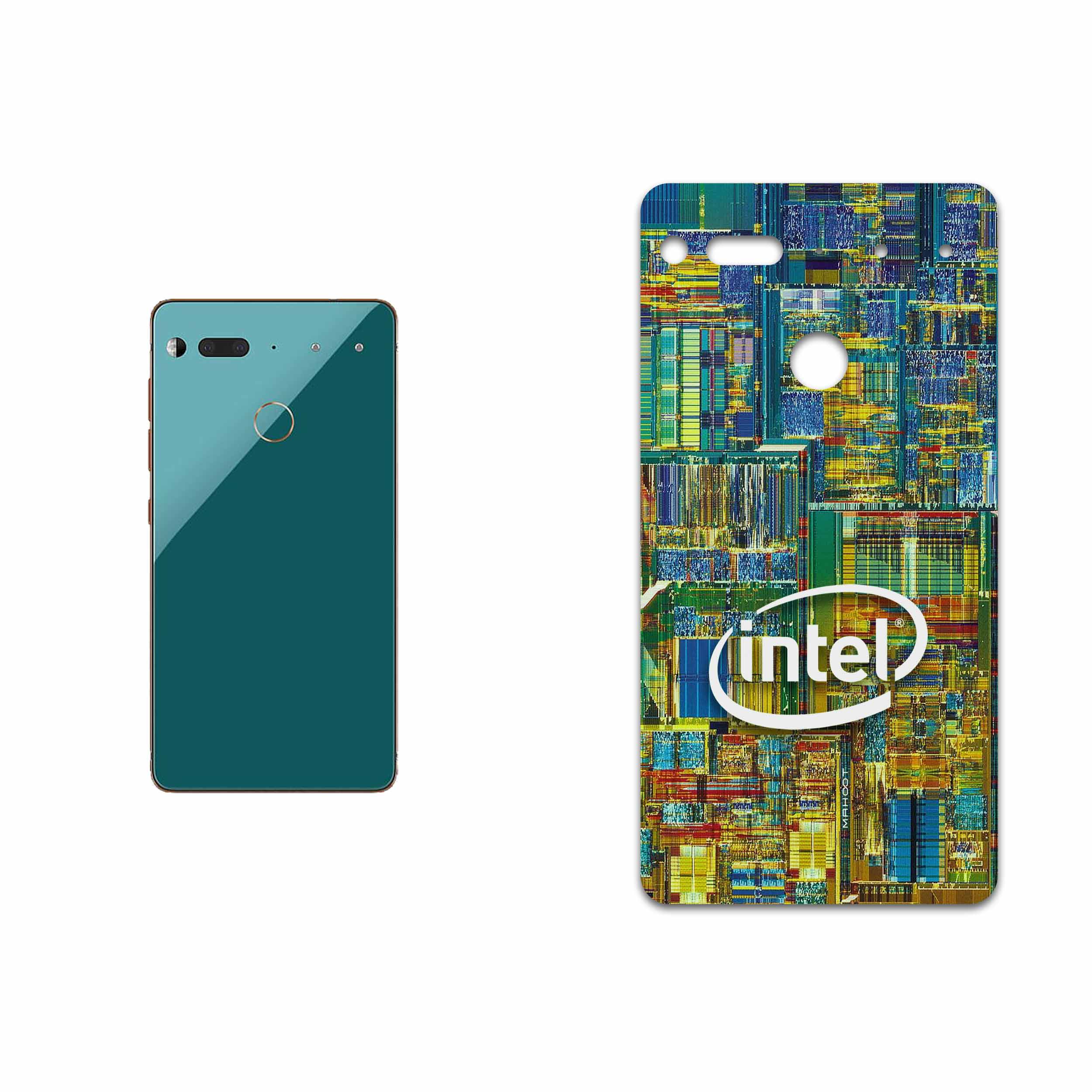 برچسب پوششی ماهوت مدل Intel Brand مناسب برای گوشی موبایل اسنشال PH1