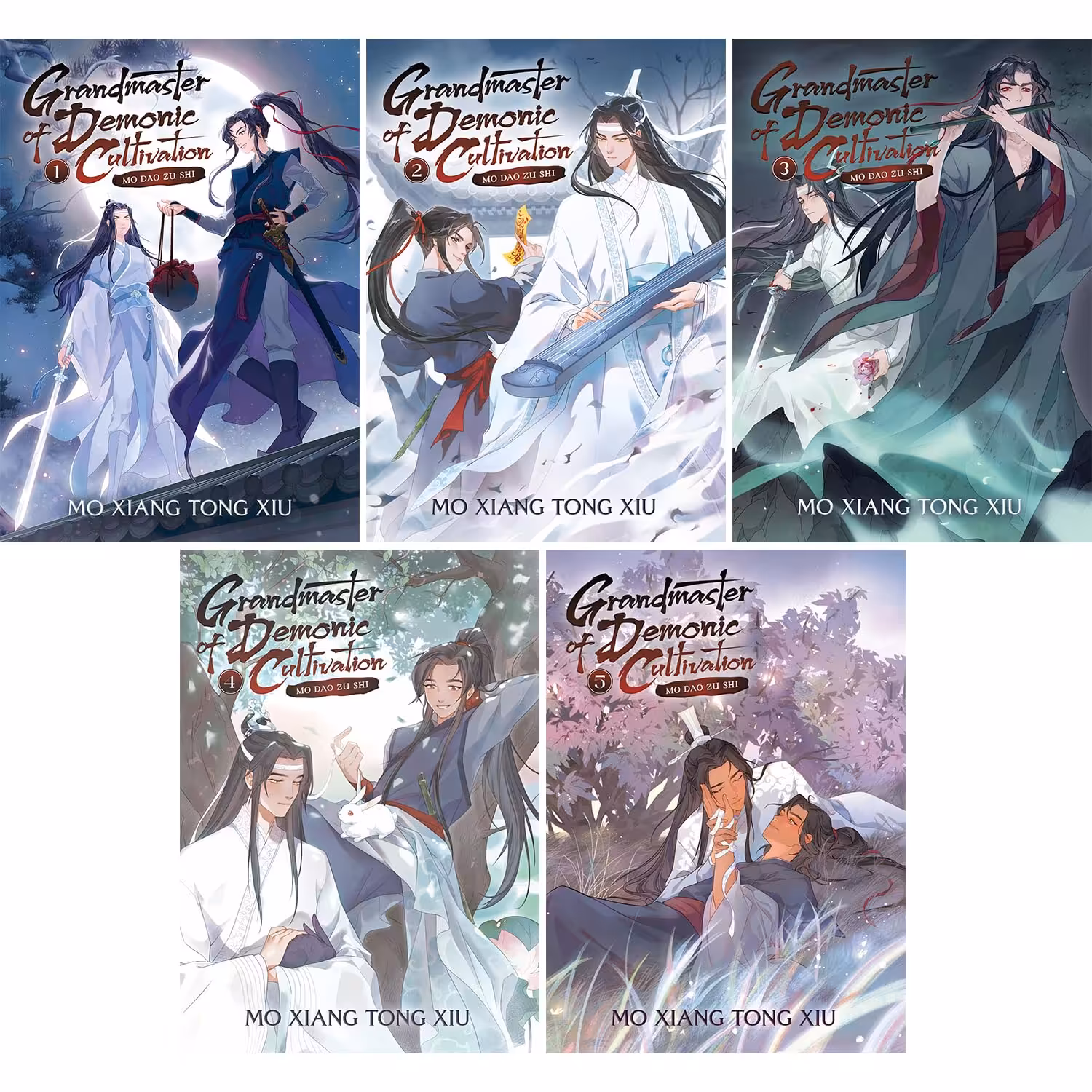 Grandmaster of Demonic Cultivation Vol 1-5 کتاب مجموعه 5 جلدی استاد تعالیم شیطانی (زبان اصلی)