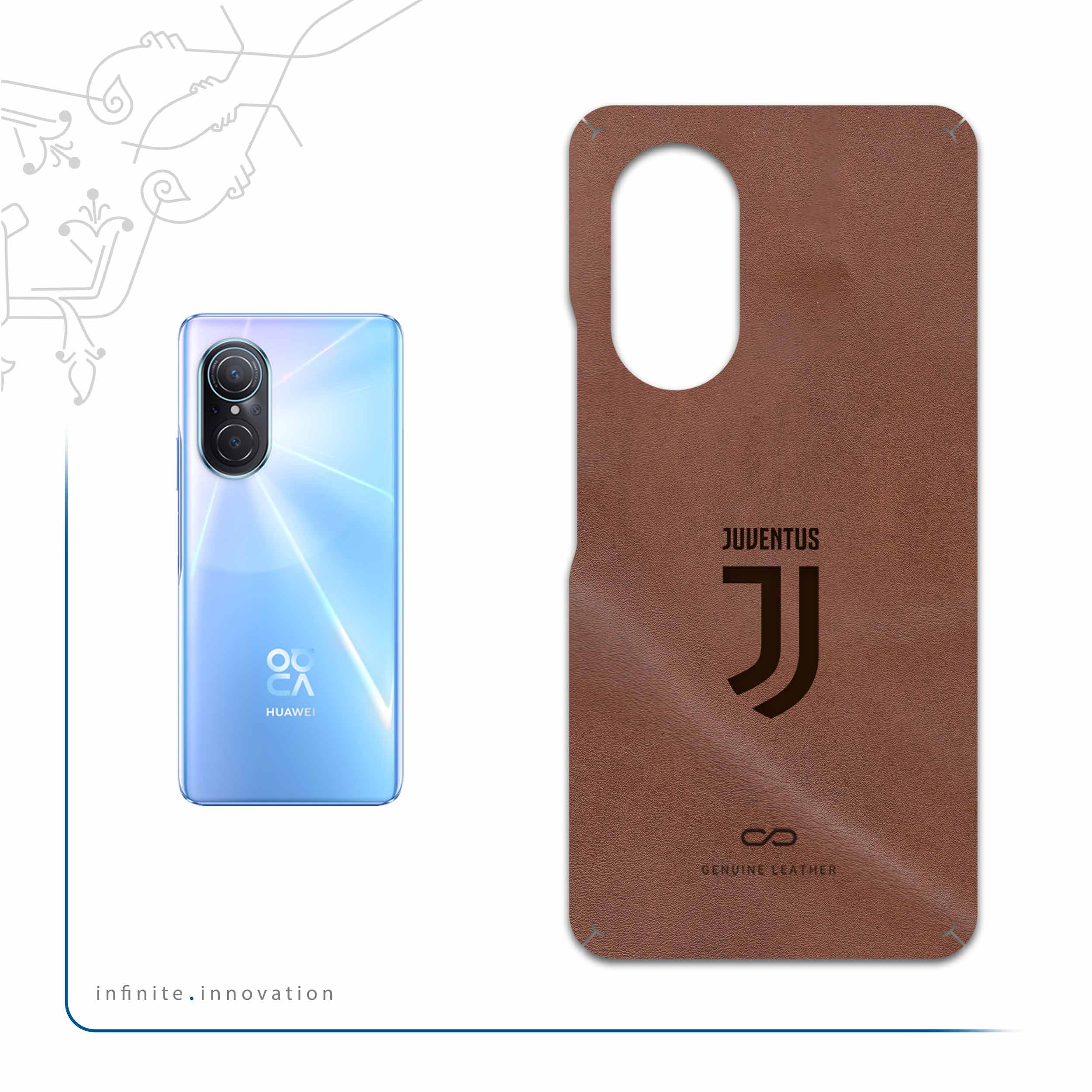 برچسب پوششی ماهوت مدل MNL-JUVE مناسب برای گوشی موبایل هوآوی Nova 9 SE