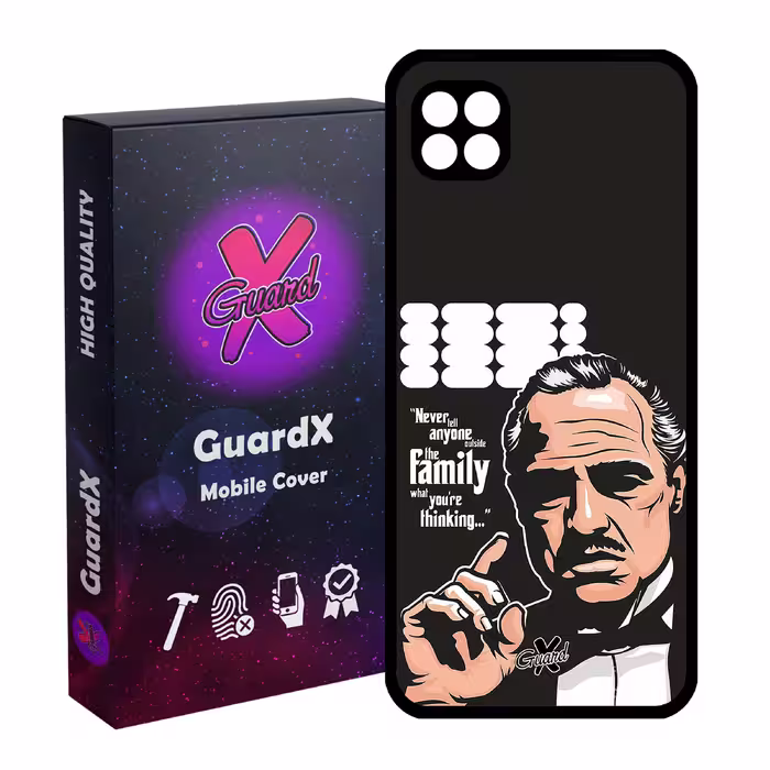کاور گارد ایکس طرح God Father مدل Glass10197 مناسب برای گوشی موبایل سامسونگ Galaxy A22 5G