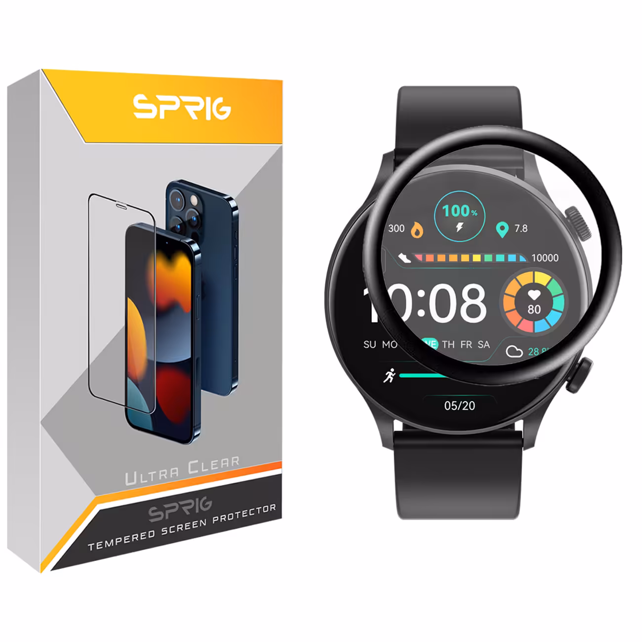 محافظ صفحه نمایش نانو اسپریگ مدل SPG مناسب برای ساعت هوشمند شیایومی هایلو Solar Plus RT3