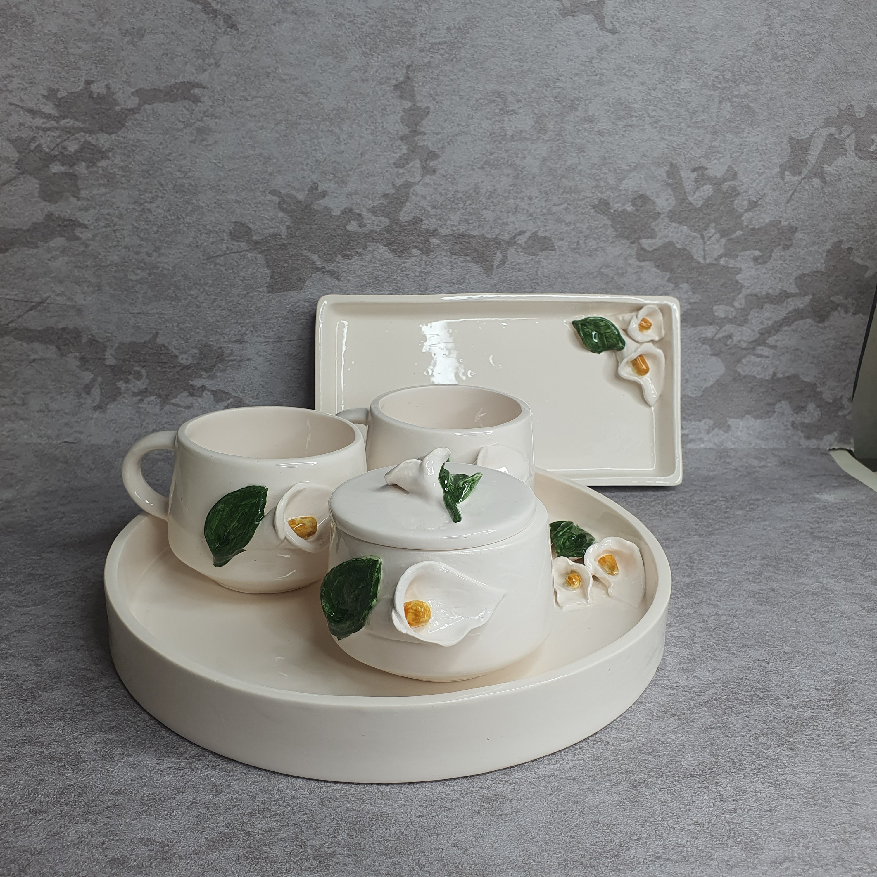 سرویس دو نفره گل برجسته