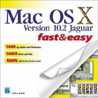خرید و دانلود نسخه کامل کتاب Mac OS X Version 10.2 Jaguar Fast &amp; Easy