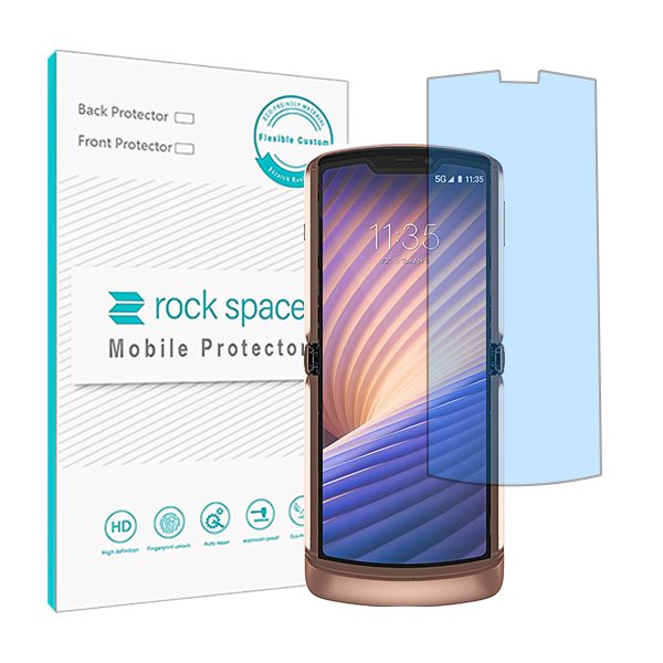 گلس موتورولا Razr 5G مدل نانو هیدروژل آنتی بلو برند راک اسپیس کد8498S