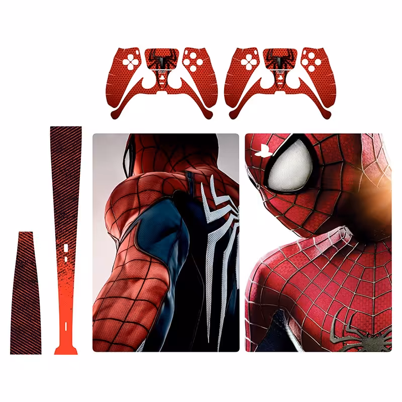 اسکین(برچسب)Playstation 5-مدل دیجیتال -طرح spiderman  -کد5-سفارشی
