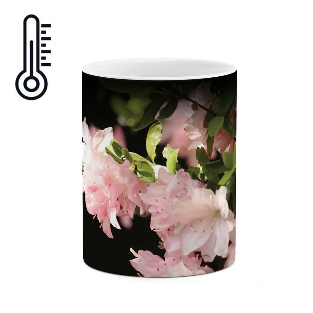 ماگ حرارتی طرح شکوفه گل مدل mgh04058