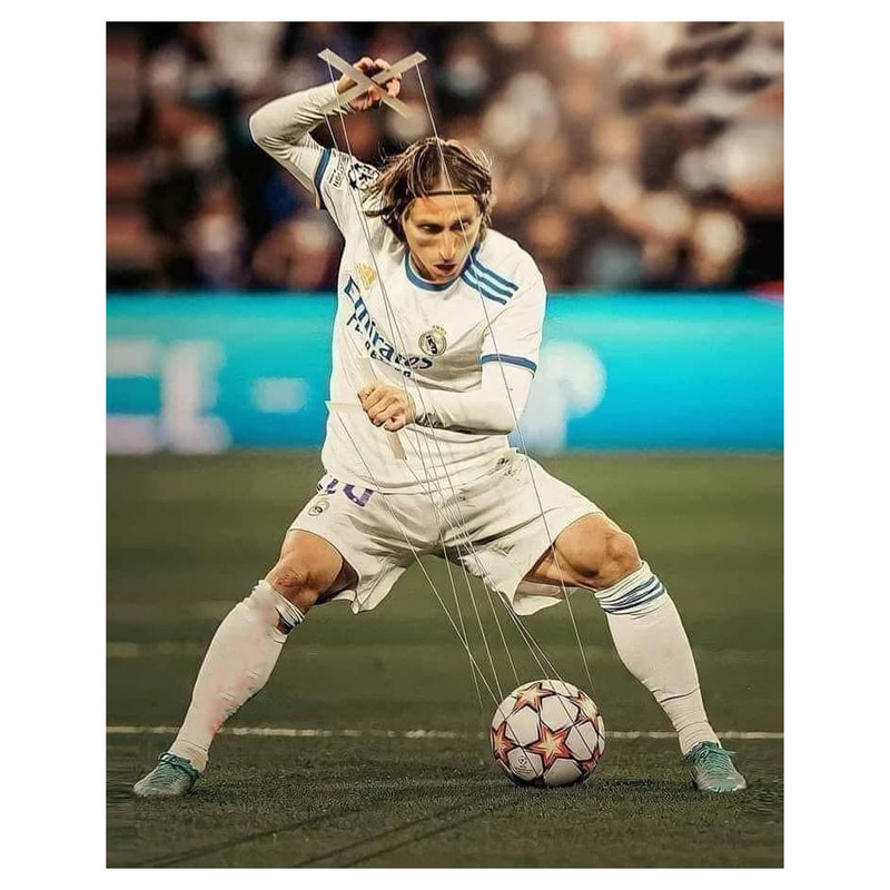 تابلو شاسی مدل لوکا مودریچ کد lm13 | دنیای قاب