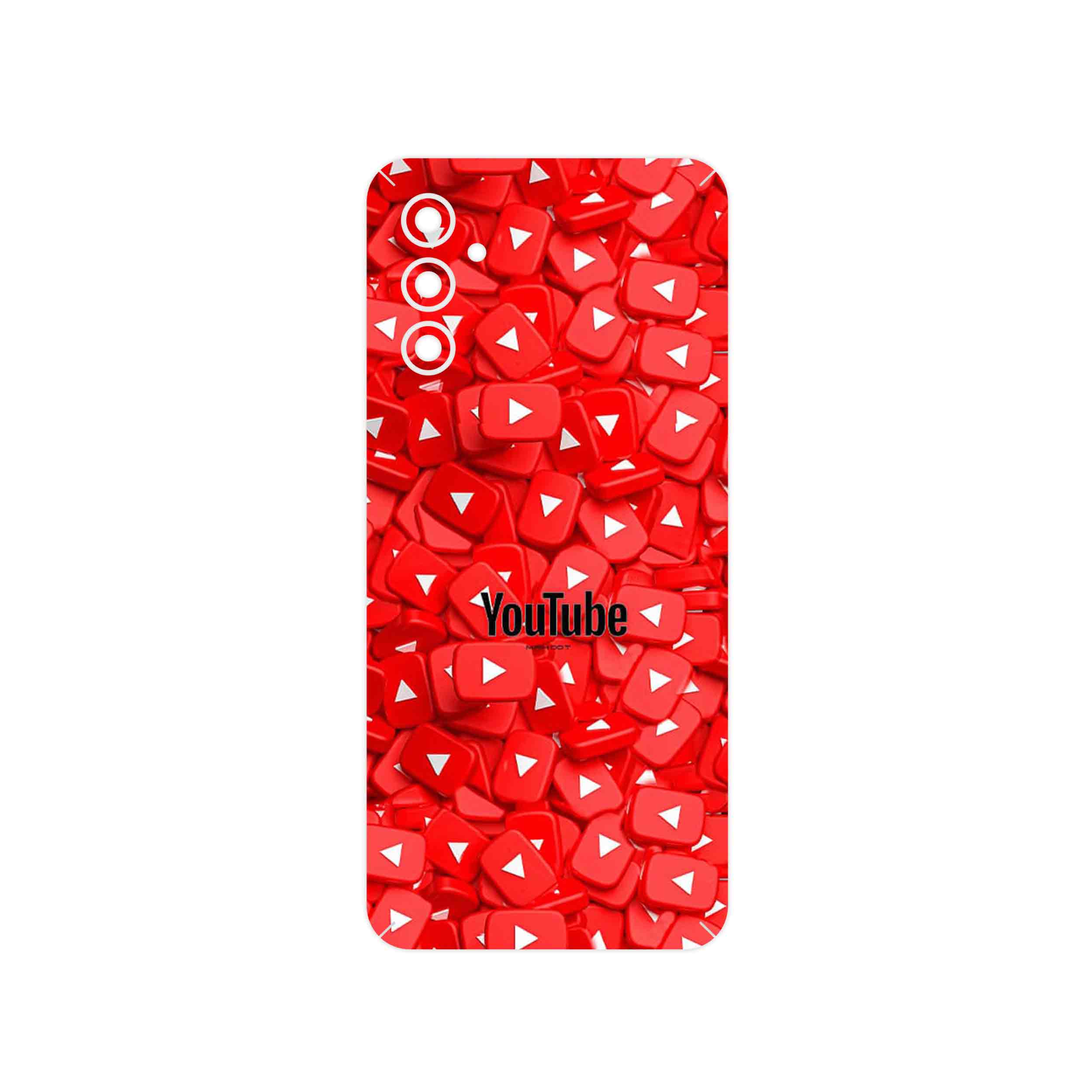 برچسب پوششی ماهوت مدل Youtube مناسب برای گوشی موبایل سامسونگ Galaxy M13 (India)