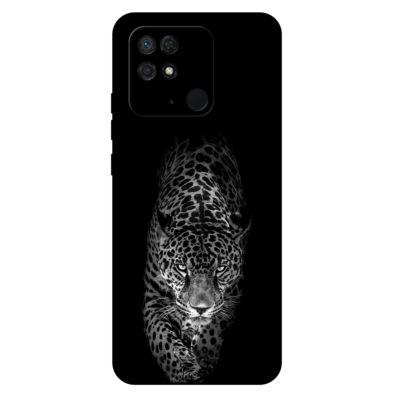 کاور مگافون طرح پلنگ مدل 1879 مناسب برای گوشی موبایل شیائومی Redmi 10C