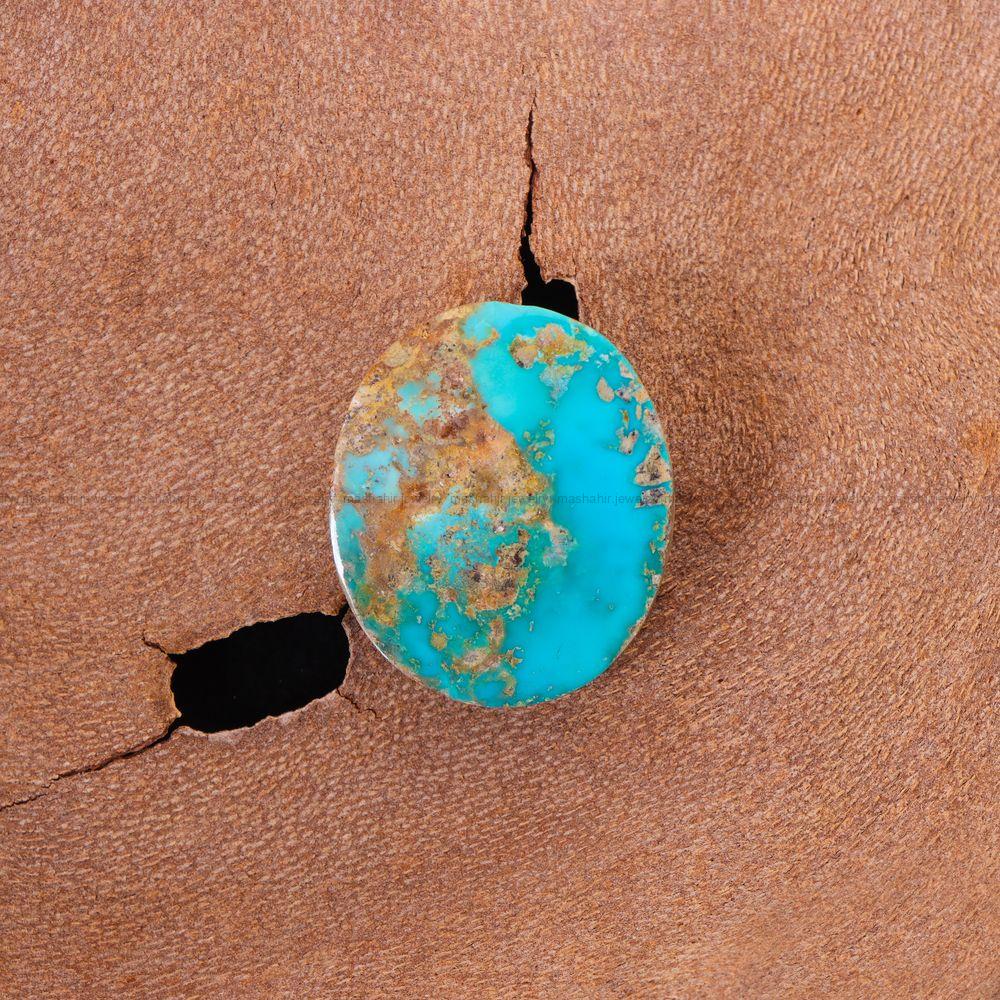 نگین فیروزه شجری کد 11624 - جواهری مشاهیر