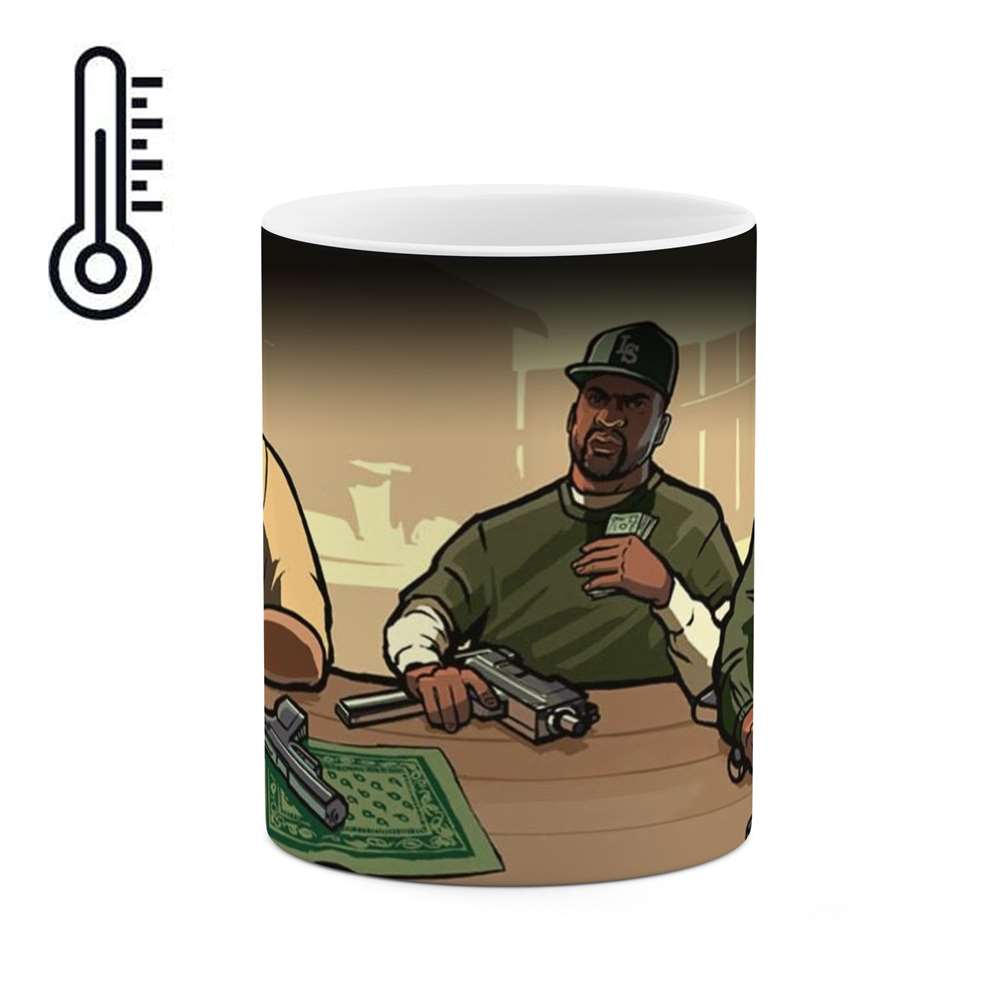 ماگ حرارتی طرح بازی gta  مدل mgph11157