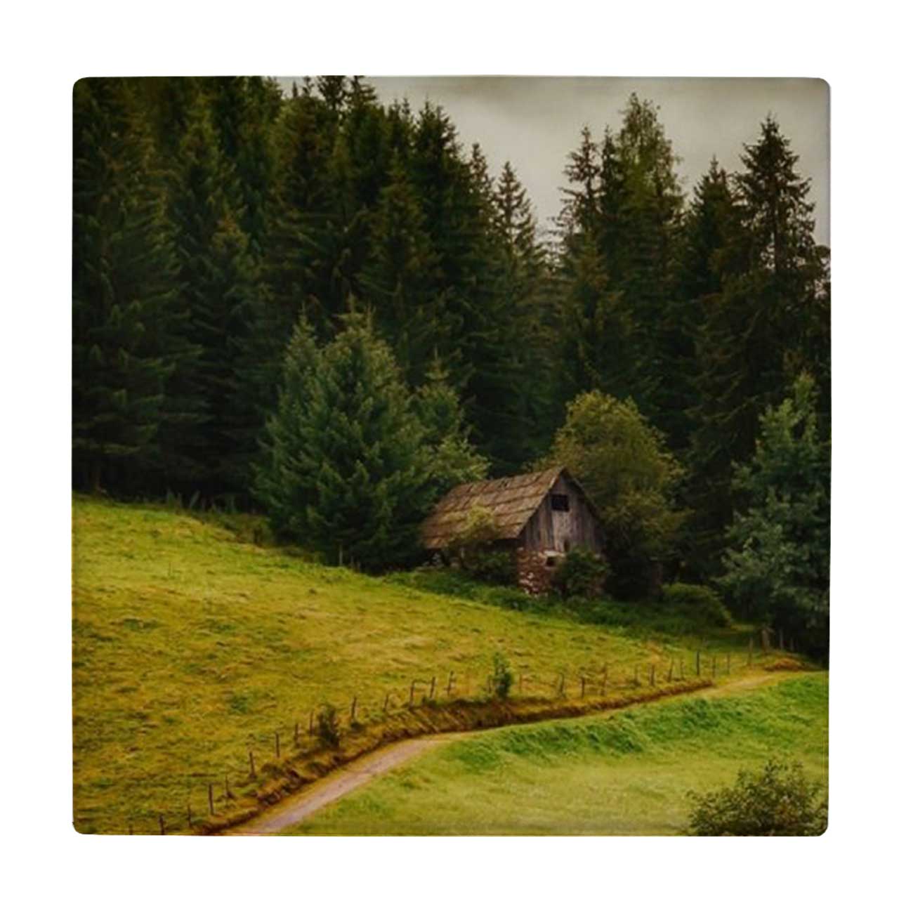  کاشی کارنیلا طرح کلبه جنگلی کد wk4592