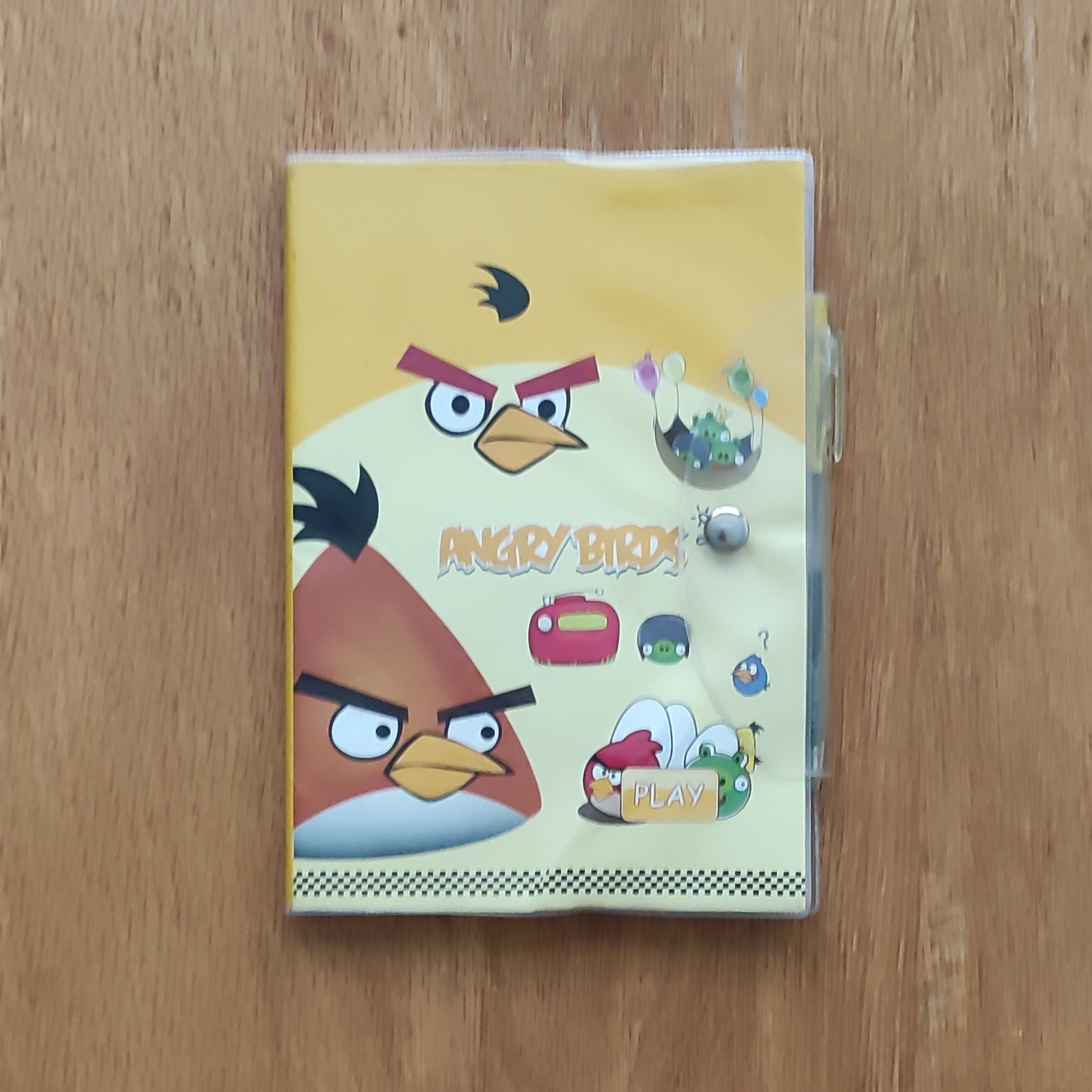 دفتر خاطرات فانتزی عروسکی خودکار دار طرح انگری بردز، دفتر خاطرات خودکار دار وارداتی و خارجی  و مناسب هدیه 