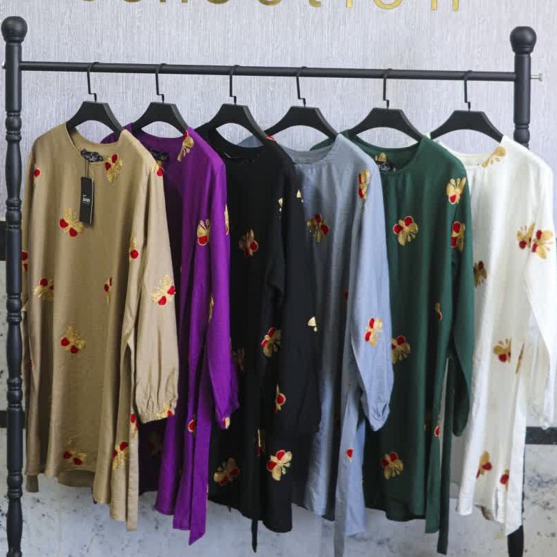 شومیز پروانه ای جلو بسته کد 109 سایز 1 و 2