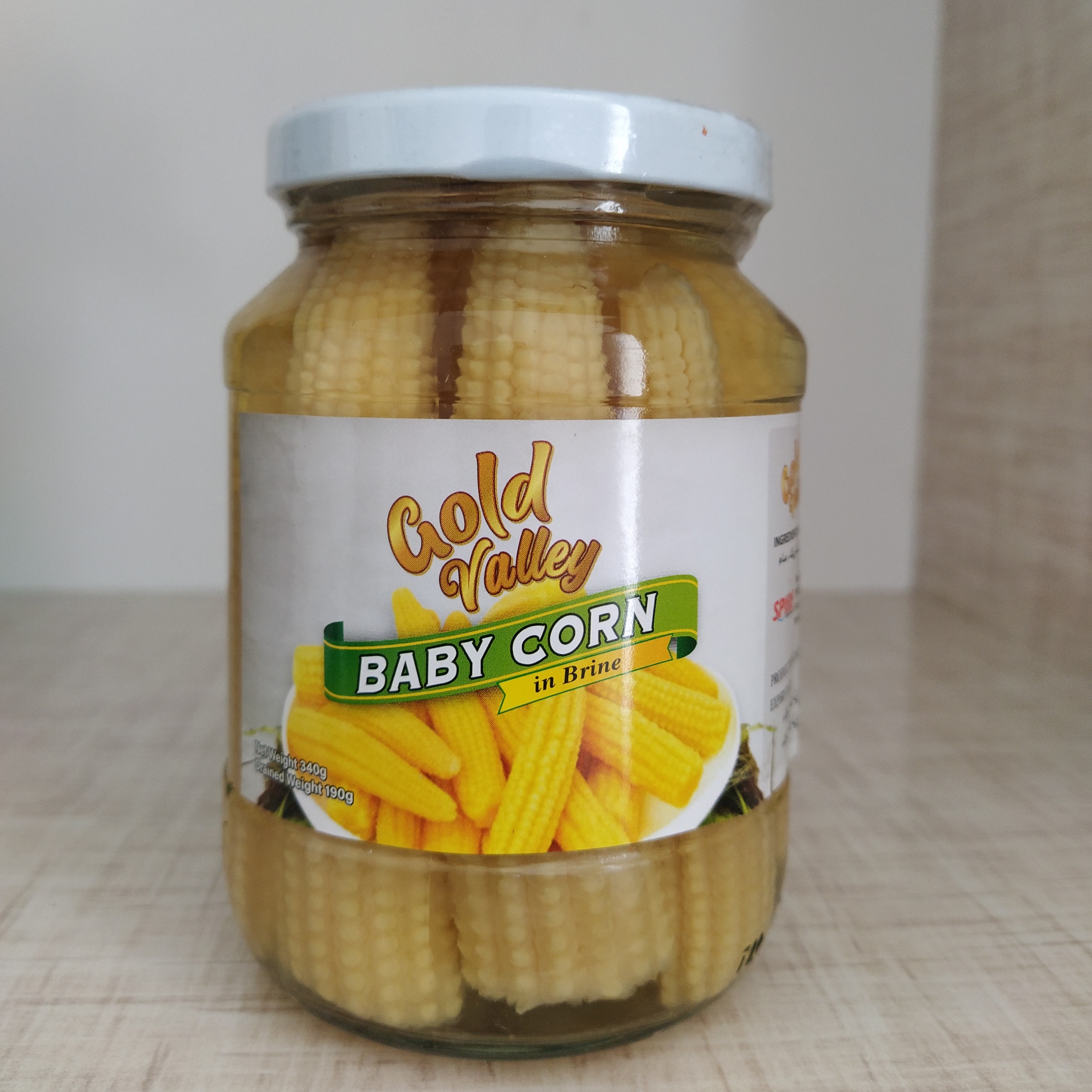 کنسرو ذرت بچه شور(بیبی کورن)گلدن وی (340گرم)امارات