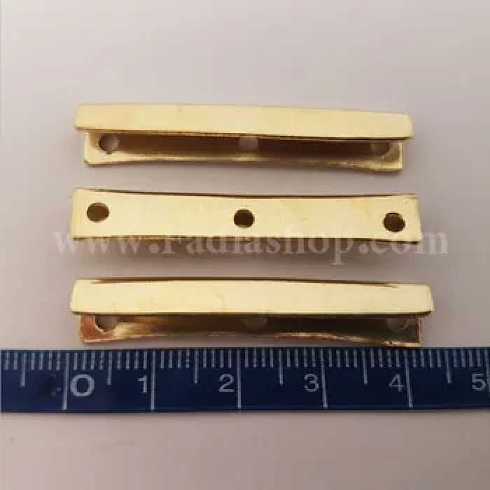 پرچ فلزی 4 سانت طلایی