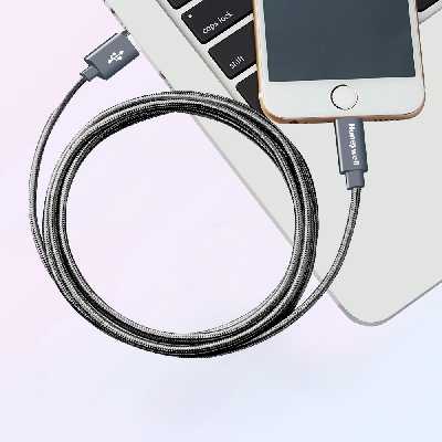 کابل تبدیل USB به لایتنینگ هانی ول مدل 0202 طول 1.2 متر