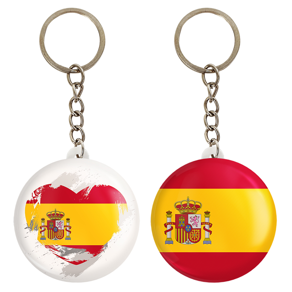 جاکلیدی خندالو مدل تیم ملی اسپانیا کد 20342060 مجموعه 2 عددی