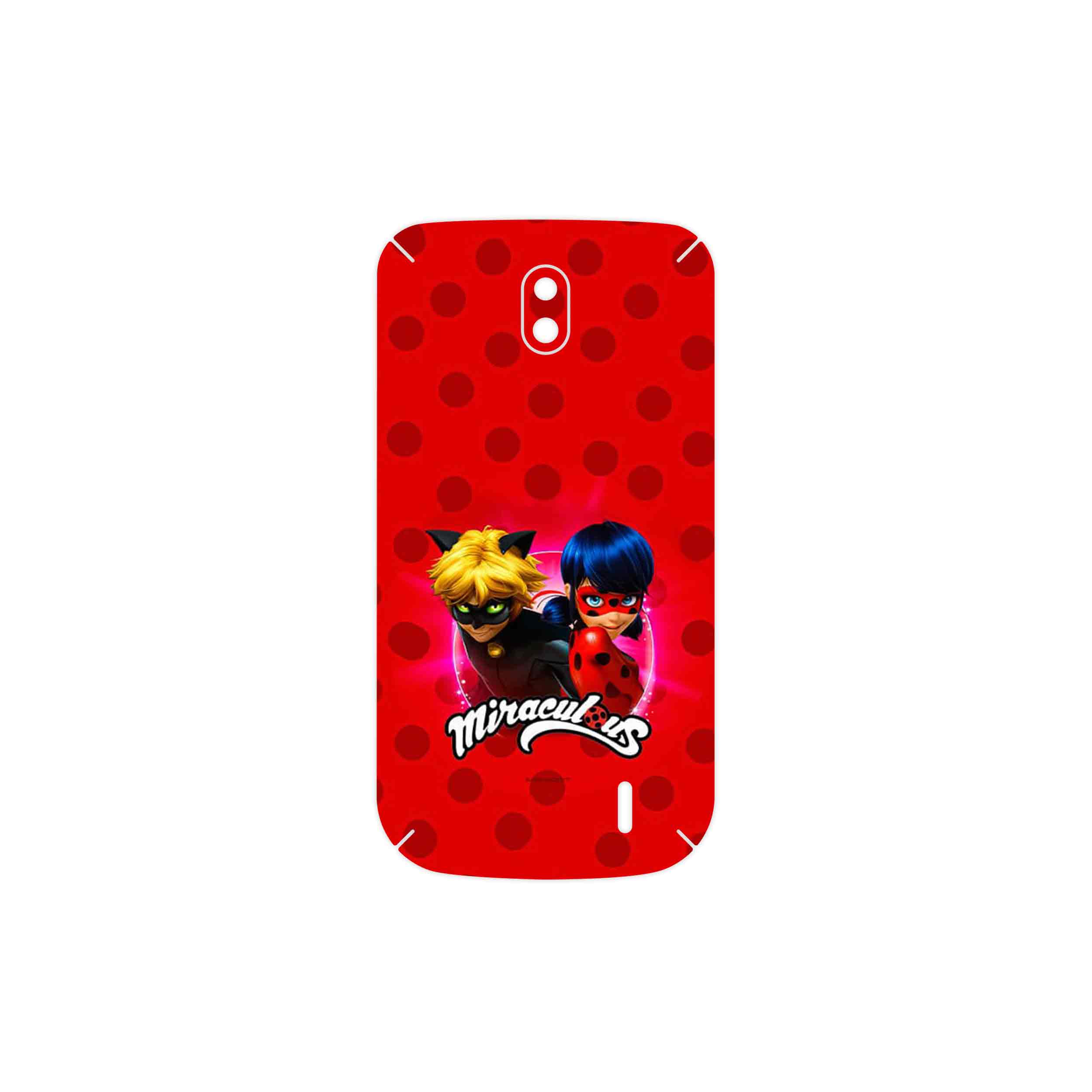 برچسب پوششی ماهوت مدل Ladybug and Cat Noir مناسب برای گوشی موبایل نوکیا 1