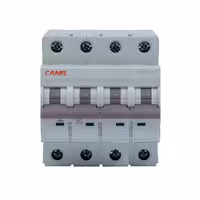 کلید مینیاتوری 2 آمپر چهار پل AC کانل کد B2-6KA-4P