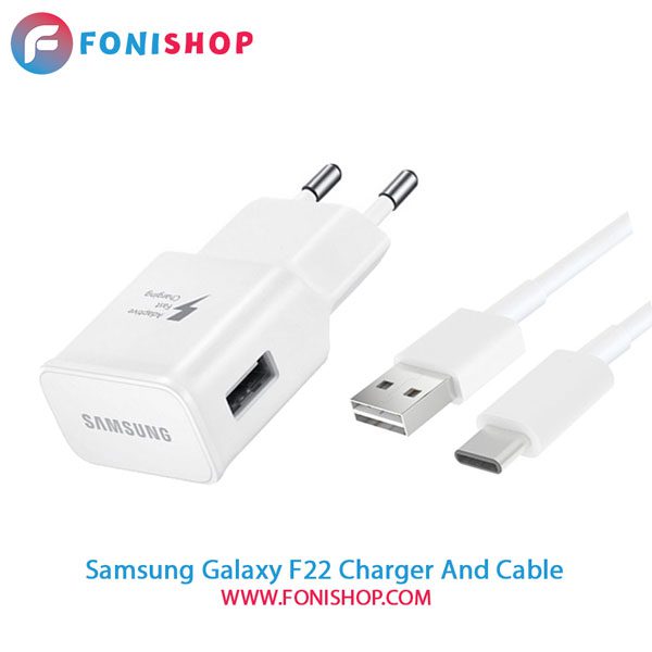 کابل و شارژر فست شارژ اصلی سامسونگ Samsung Galaxy F22