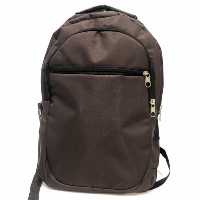 کوله پشتی برزنتی قهوه ای و بادمجونی