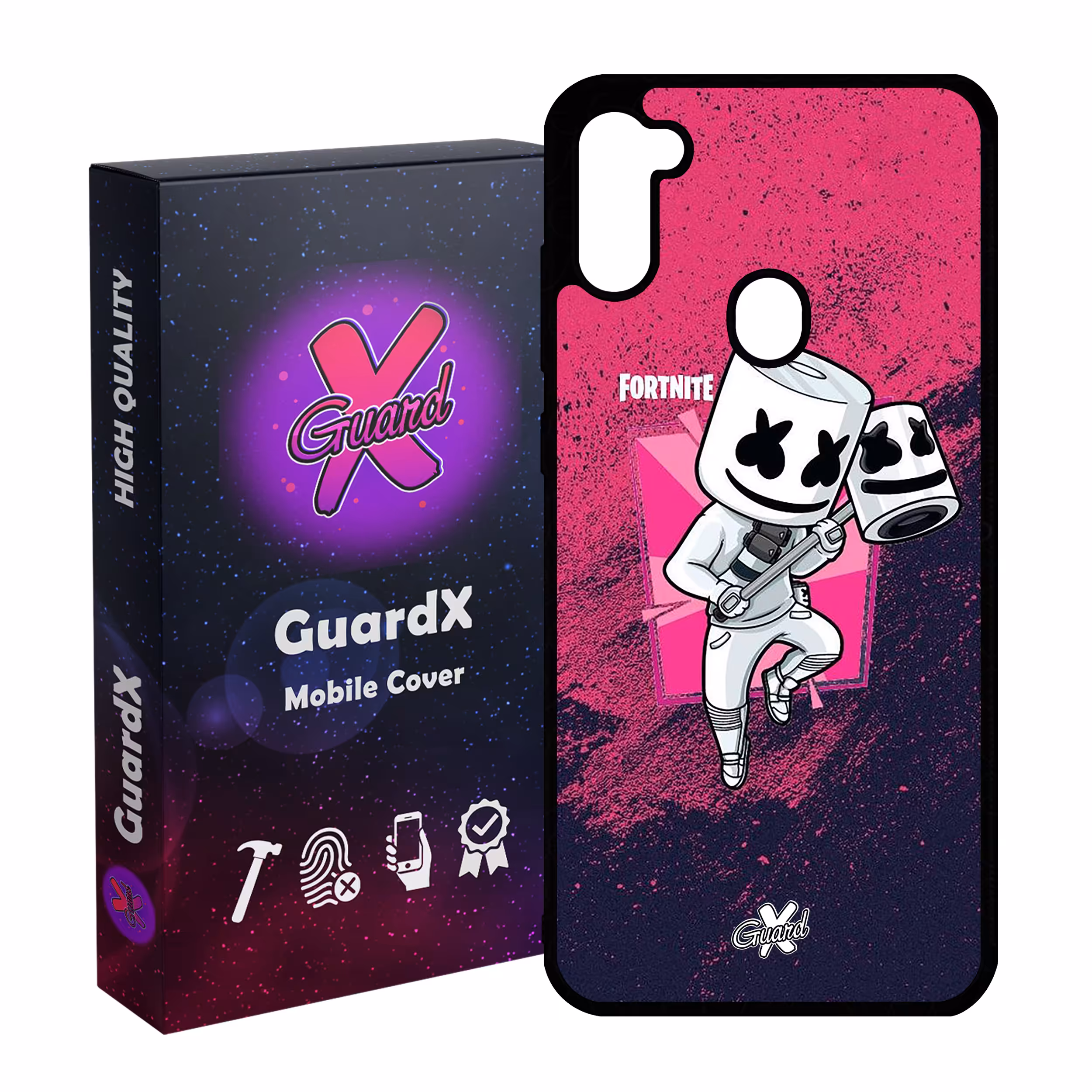 کاور گارد ایکس طرح Fortnite مدل Glass0031 مناسب برای گوشی موبایل سامسونگ Galaxy A11 / M11