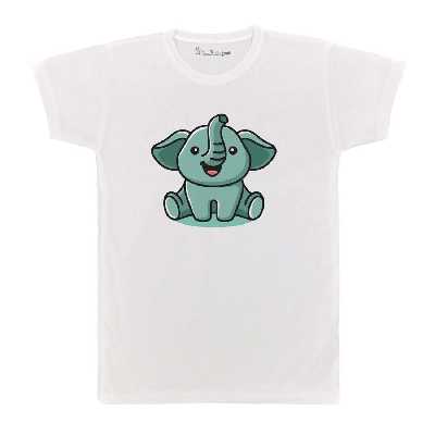 تی شرت بچگانه پرمانه طرح حیوانات بامزه کد pmt.5969